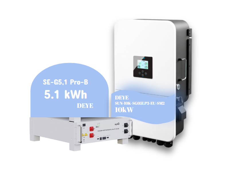 Deye SUN-10K-SG05LP3-EU-SM2 Hybrid Inverter 10kW + Μπαταρία LiFePO4 (5–20kWh / 6.1kWh / 10.24kWh) - Image 3