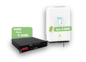 Deye SUN-3.6K-SG03LP1-EU 3.6kW Υβριδικός Inverter + Μπαταρία Dyness B4850 2.4kWh LiFePO4