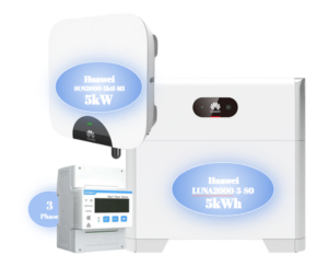 Huawei Hybrid Solar Kit 5kW – SUN2000-5KTL-M1 + Μπαταρία LUNA2000-5kWh + Smart Meter